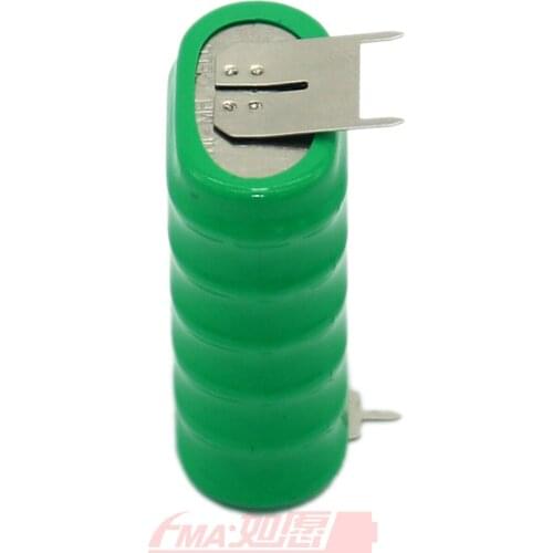A Ni-MH Button Rechargeable Battery 6/V150H 7.2V 150MAH For PLC backup power 3P