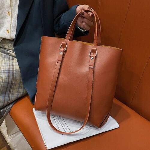 Popular all-match messenger bag large-capacity fashion handbag simple style tote bags