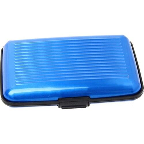 Durable Wallet Business ID Credit Card Case Holder Anti RFID Scanning Card Holders For Men Women 11 x 7.2 x 2 CM