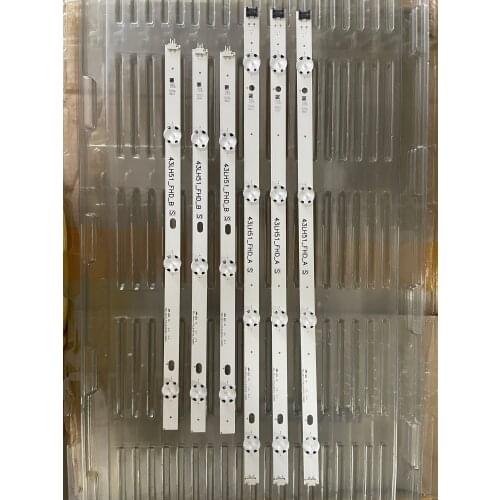 6 PCS/set LED backlight strip for LG 43LF510V 43LF5100 43LH5100 43LH5700 43LH570A 43LH520V 43LH590 43LJ515V 43LH510V 43LH570V