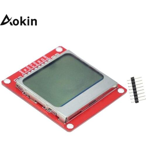 Smart Electronics 84*48 84x84 LCD Display Module Monitor White backlight adapter PCB Nokia 5110 Screen for Arduino