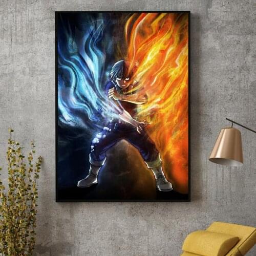 Cross Stitch My Hero Academia Painting 5D Diamond Home Decor Animation Role Picture Embroidery Full Square Drill Wall Sticker