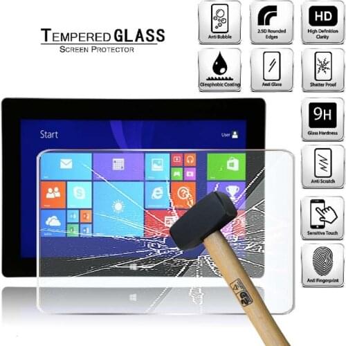 Tablet Tempered Glass Screen Protector Cover for Microsoft Surface 2 RT Anti-Screen Breakage Anti-Fingerprint HD Tempered Film