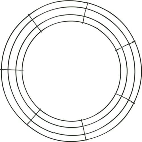 Iron Circle Ring Wreath Frame Flower Hoop DIY Wedding Decor Home Ornament For Baby Shower Gift Handmade Holiday Garland