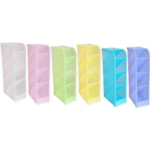 Desk Pen Holder Pencil Makeup Storage Box Desktop Organizer School Office Stationery