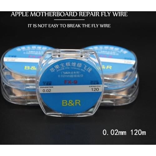 0.02mm 120m insulation/uninsulation Copper Line Soldering Solder For iPhone iPad PCB Chip conductor Wire Welding Repair Tool