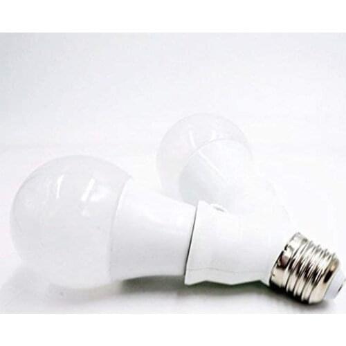 1 Pcs E27 white bulb base 2 lights converter High temperature anti-burning PBT and resistant anti-aging