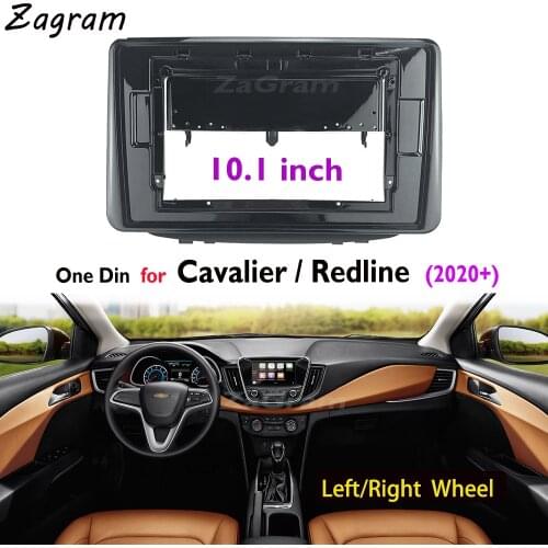 10.1 Inch 1 Din Car Video Fascia for CHEVROLET Cavalier Redline 2020 Panel Player Audio Dashboard Frame Dashboard Mount Kit