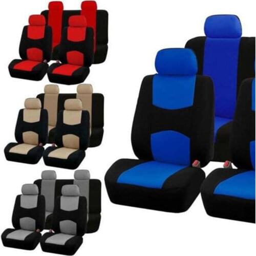 New 4 Color Universal Car Seat Covers Set Car for Auto SUV Truck Van Seat Back Cover