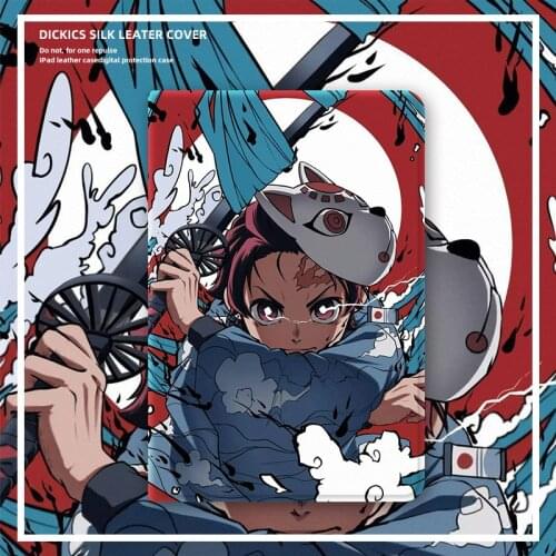 IPad Case For iPad 10.2 Case Demon Slayer nezuko tanjiro Soft Silicone Protective Cover iPad Mini 5 Pro 2020 Case Tablet Air 9.7