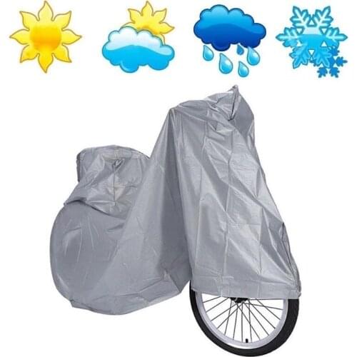Bicycle Bike Cover Waterproof Snow Rain Dust Cover UV Protector For Outdoor Motorcycle Bike Rain Dustproof Cover 200 x 100cm