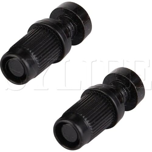 Guitar Tuneomatic Tailpiece Stopbar Studs and Anchors for Les Paul LP Guitar, Black