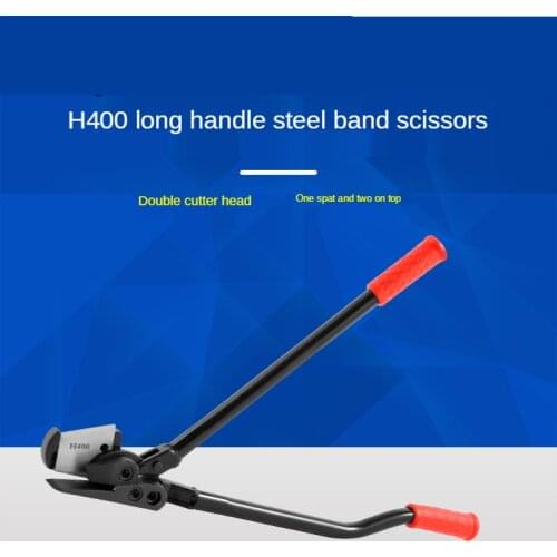 H400 Long Handle Steel Band Scissors Tin Packing Band Scissors Steel Band Scissors Tin Unpacking Scissors 24 Inch