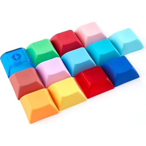 Cool Pbt Keycap Dsa 1u Mixded Color Keycaps For Gaming Mechanical Keyboard 1 Pcs