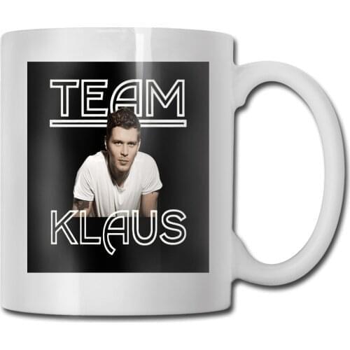 New Team Klaus Joseph Morgan Originals Vampire Diaries Mens Size S'2Xl Brand Clothing Mug Cup