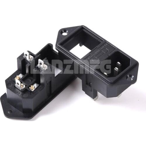 LZ-14-F14 IEC 60320 ac power socket with fuse with boaT switch C14 polysnap inlet