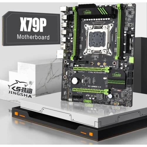 JINGSHA X79P Motherboard M-ATX LGA 2011 V1V2 Socket Quad Channels 4*DDR3 ECC REG RAM Up To 64GB Support E5 Series CPU Pcie 16X