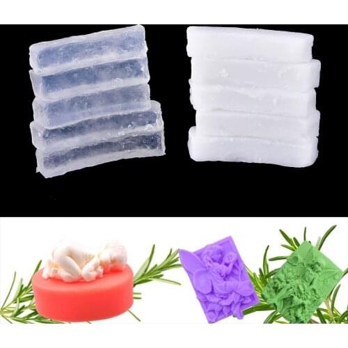 New 250g Transparent Soap&white Base DIY Handmade Raw Materials Base for Soap Making 2Colors