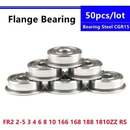 50pcs FR2 FR2-5 FR3 FR4 FR6 FR8 FR10 FR144 FR166 FR168 FR1810 ZZ inch Deep Groove Ball Bearing FR188-2RS FR8-2RS FR3-2RS FR4RS
