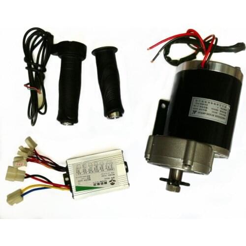 MY1020Z 450W 24V Brushed DC Motor with Motor Controller and Twist Throttle, Electric Trike, DIY E-Tricycle,Trishaw