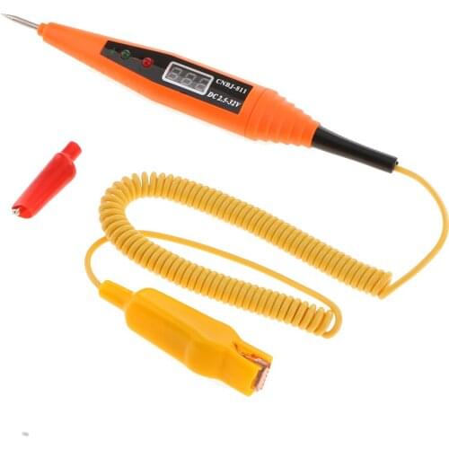 Carbon Steel Pen Voltage Tester Electric Detector Sensor Digital Led LCD Light Indicator