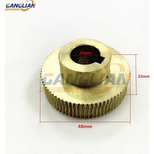 1 Piece Komori Gear Brass Gear Printing Machine Spare Parts
