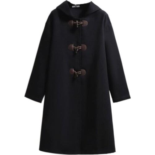 Fashion Women 2020 New Long Sleeves Woolen Coats Femme Elegant A Line Long Coat Plus Size 6XL 5XL Women Coats And Jackets Winter