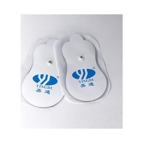 Promotion 10pcs/lot HIGH QUALITY white Electrode Pads for yingdi brand Tens Acupuncture,Slimming massager