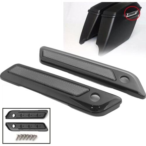 Motorcycle Saddlebag Hinge Latch Side box reflective strip for Harley Davidson Touring & Road King Street Glide Road Glide 14-20