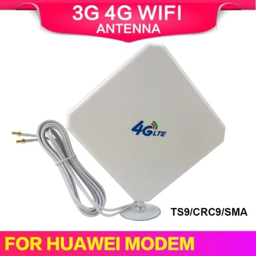3G 4G LTE Antenna SMA CRC9 TS9 Connector Wifi Signal Booster Antenna 35dBi Indoor 4G Internet Receiver For Wireless Modem Router