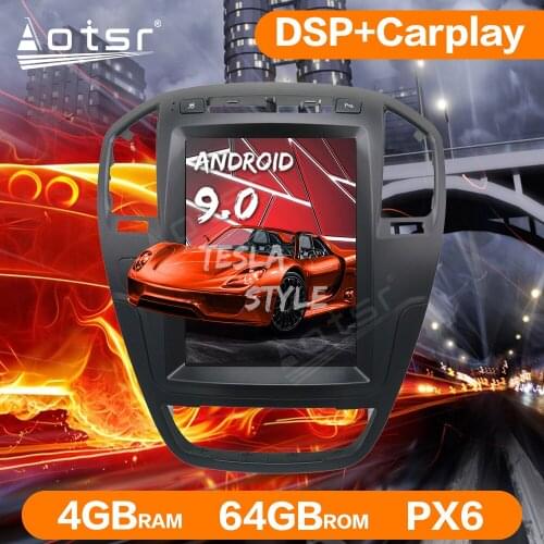 For Opel Insignia 2008-2013 Android 9.0 64GB Vertical Screen Car Audio GPS Navigation Stereo Head Unit Multimedia Player Carplay