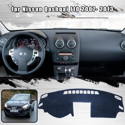For Nissan Qashqai J10 2007- 2013 Dashmat Dashboard Cover Dash Cover Mat Protective Carpet Styling