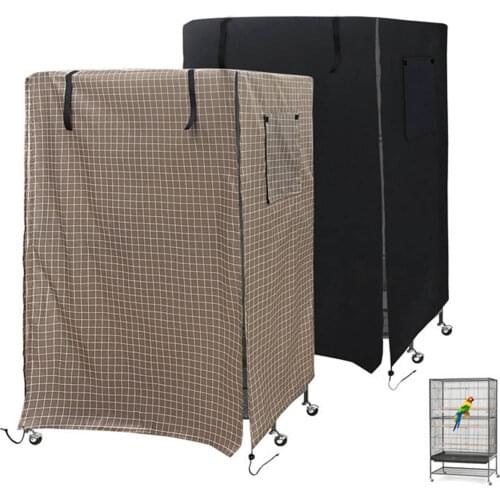 Bird Cage Cover Good Night Birdcage Pet Supplies Parrot Dust Proof For Large Bird Cage Universal Protective With Mesh Window New