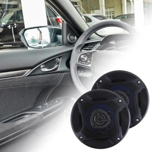 2Pcs Sound Speaker High Temperature Resistance Pure Sound Anti-rust Lightweight Strong Bass Loudspeaker for Bus