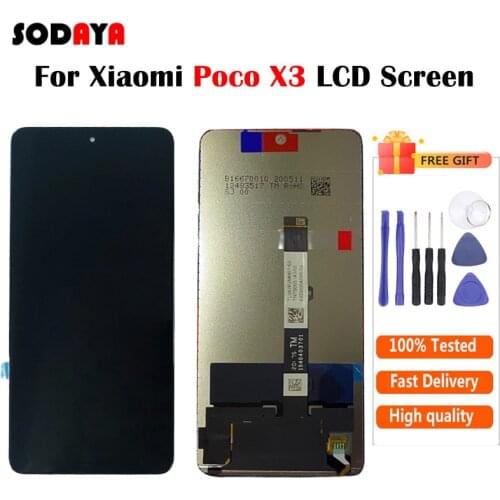 Display For Xiaomi Poco X3 LCD With Touch Screen Digitizer Assembly for Xiaomi PocoX3 lcd Display M2007J20CG