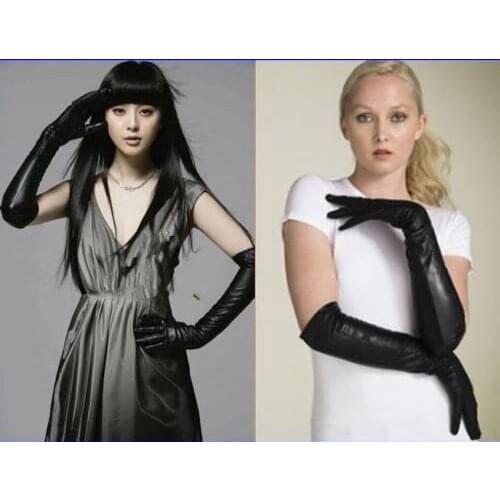 LONG Kid Leather OPERA Gloves Evening gloves LEATHER GLOVES Womens 10pairs/lot GORGEOUS