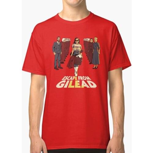 Escape From Gilead T Shirt Mashup Parody Mad Men Handmaids Tale Offred Elisabeth Olson Moss