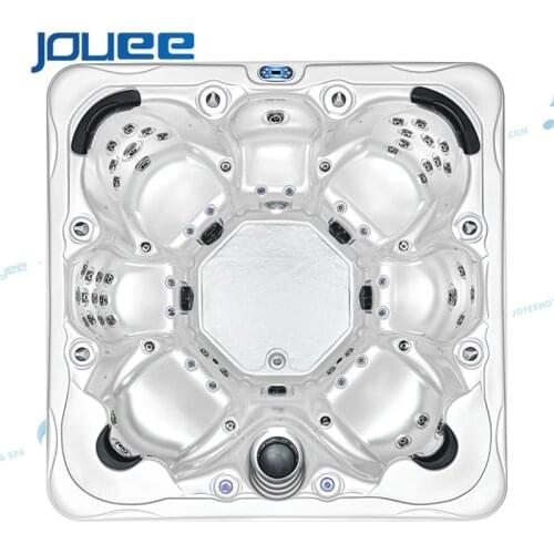 JOYEE modern 6 7 seater outdoor SPA hot tub air bubble massage SPA home family garden SPA bath tub jacuzzi function