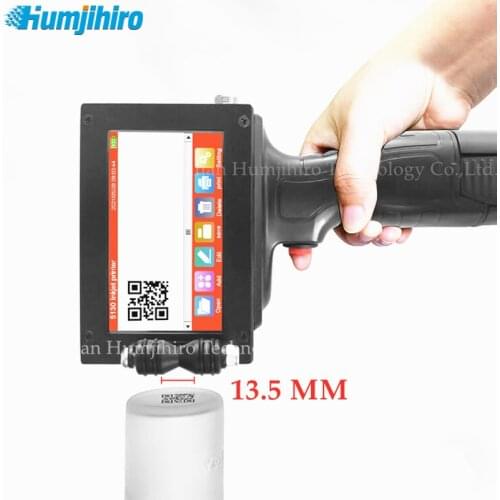 Refill Ink Handheld Inkjet Printer 13.5mm Portable Thermal Jet Printer for Variable QR Code Date Number Logo Expiry Date Mobile