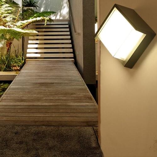 Kenlux 7W Led Wall Light Energy Saving Square Light Indoor Outdoor Waterproof Lamp Modern Garden Lamp Park Landscape Lighting