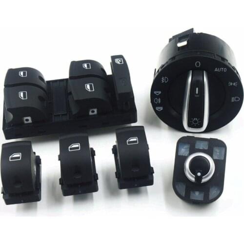 Window Headlight Mirror Switch Button For AUDI A6 S6 C6 RS6 A6 Allroad Quattro Q7 4F0959851 4F1941431E 4F0959565 4F1 959 855