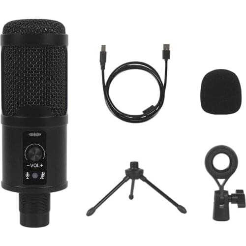 192KHZ/24BIT PC Condenser Microphone for Recording Streaming YouTube Zoom Podcasting Compatible with Windows OS PS4