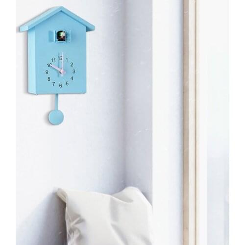 Cuckoo Quartz Wall Clock Modern Bird Hanging Watch Decoration Alarm Clocks Horologe Home Living Room Fashion House Timing