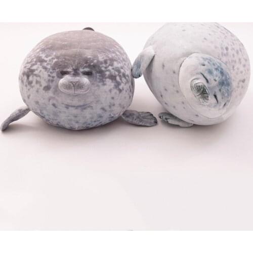 20-80cm Soft Sea Lion Plush Toys Sleeping Pillow Plush Stuffed Doll Sea World Animal Seal Dolls Cute Realistic Sea Lion Home Dec