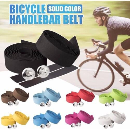 Solid Bike Bicycle Handlebar Tape Road Cycling Handle Belt Wrap Cycle Non-slip Belt Bike Accessories Wrap Tapes #P2
