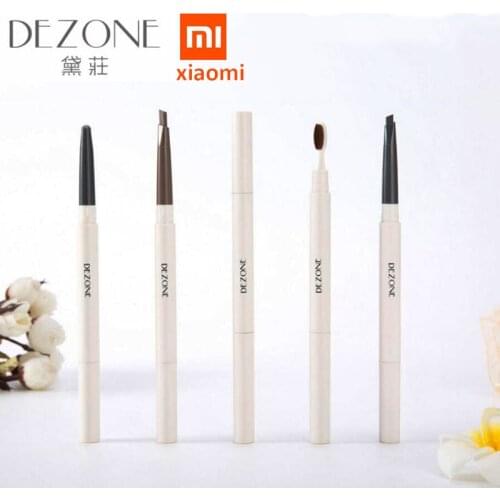 Original DEZONE Xiaomi Eyebrow Pencil Waterproof lasting Vitamin E Three-dimensional shaping Eyebrow Pen beauty makeup brush