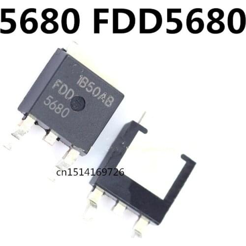 Original new 5pcs/ 5680 FDD5680 38A/60V TO-252