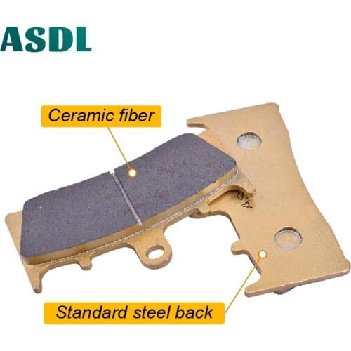 Motorcycle Front Brake Pads For KAWASAKI ZX-6R ZX6R GPZ 900 ZRX 1100 1200 VN 1500 1600 For SUZUKI GSXR 750 1000 1100 GSF 1200