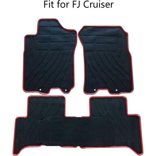 CUSTOM Rubber Car Floor Mats for 2010-2020 Year Toyota Land Cruiser L200 FJ Cruiser No Odor Waterproof Carpets