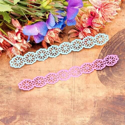 15*3CM Cutting Dies Die Striped Snowflake Metal Printing Craft Paper Relief DIY Embossed Easter New Year Valentines Day